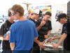Motorvation Sunday crowd buying radar detectors.